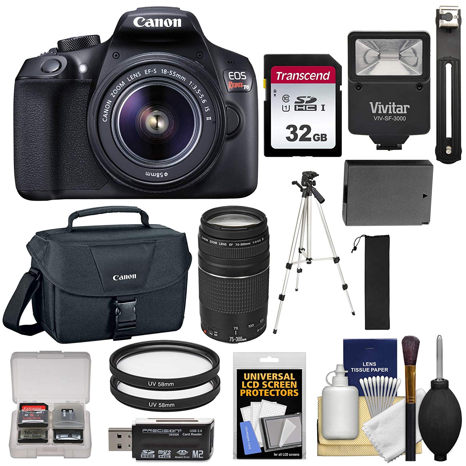 Canon EOS Rebel T6 Wi-Fi Digital SLR