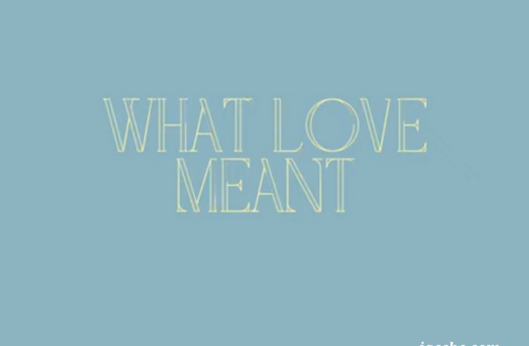 What Love Meant
