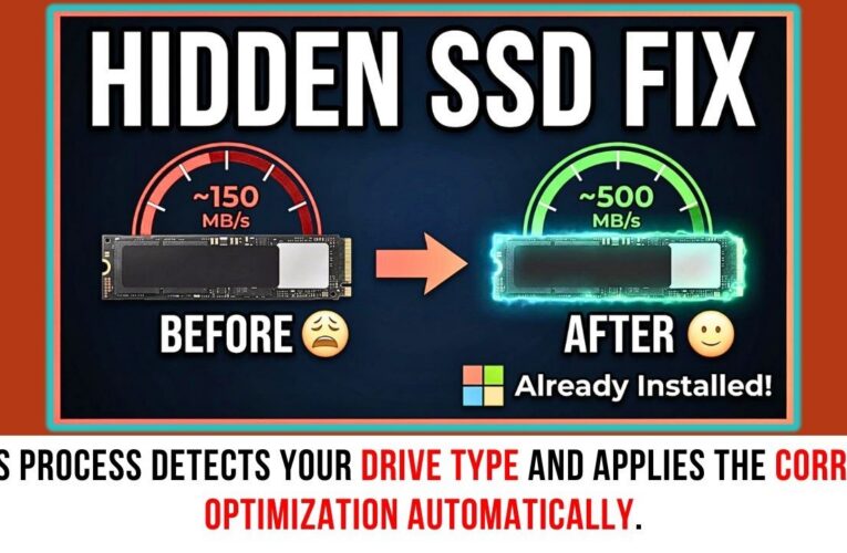 Windows-এর গোপন SSD টিপস: পুরনো স্পিড ফিরিয়ে আনুন